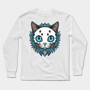 The skull cat Long Sleeve T-Shirt